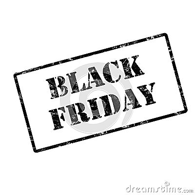 Black friday sale word on lightbox on white table Stock Photo