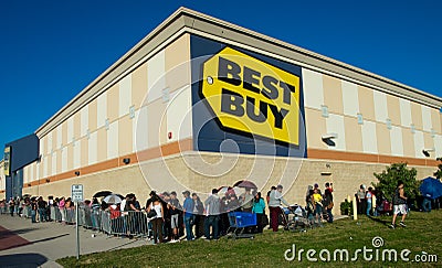 Black Friday shopping Editorial Stock Photo