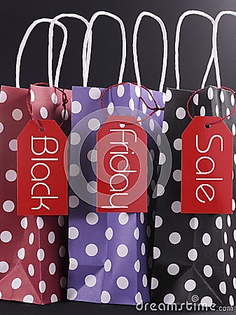 Black Friday shopping sale concept Stock Photo