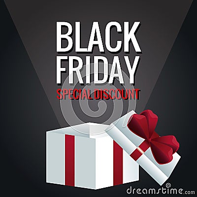 Black friday special discount Vector Illustration