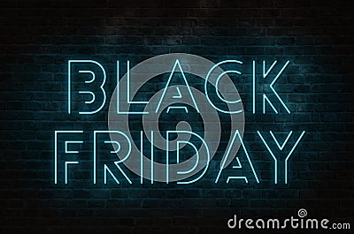 Black Friday text Stock Photo