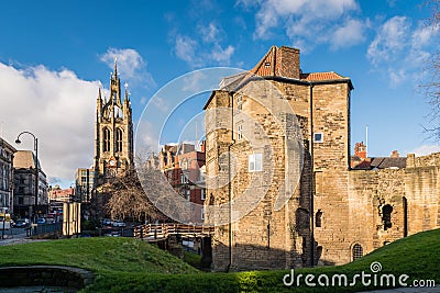 Black Gate and St Nicholas Cathedral Stock Photo