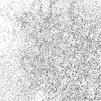 Black grainy texture isolated on white. Vector Illustration