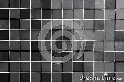 Black and gray tiled background Stock Photo