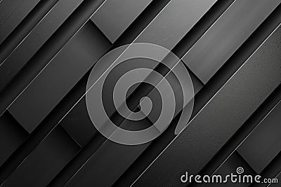 Black and grey background with diagonal lines, illustration. modern abstract gradient texture for design element or backgroun Cartoon Illustration