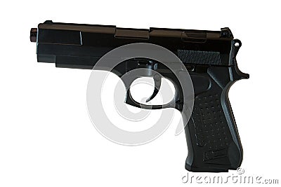 Black gun Stock Photo