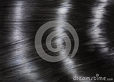 Black hair background Stock Photo