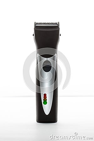 Black hair clippers Stock Photo