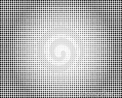 Black halftone overlaying background Vector Illustration