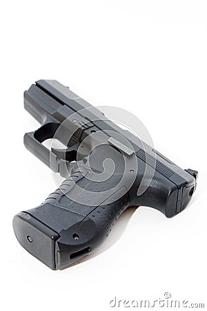 Black handgun Stock Photo