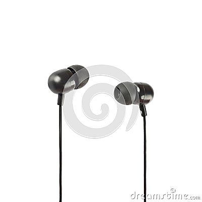 Black Headphones Stock Photo