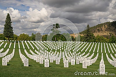 Black Hills National Cemetery Editorial Stock Photo