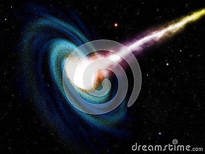 Black hole Stock Photo