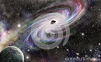 Black hole Stock Photo