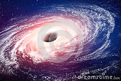 Black hole concept. Stock Photo