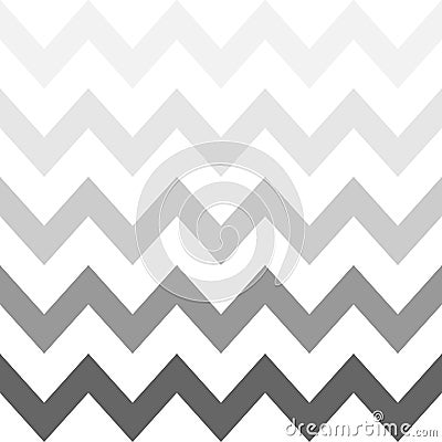 Black horizontal zigzag pattern, seamless background. Abstract geometric texture. Simple children`s print. Vector illustration Stock Photo
