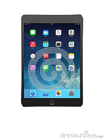 Black ipad mini Editorial Stock Photo