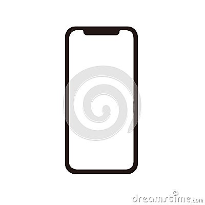 Iphone x icon for vector Vector Illustration