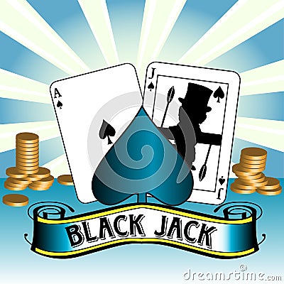 Black Jack Vector Illustration