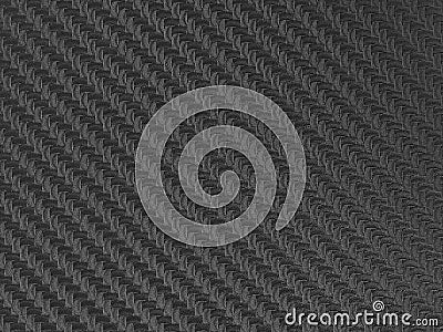 black kevlar pattern an abstract texture background by closeup surface Stock Photo