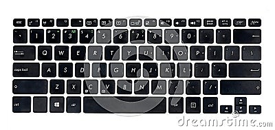 Black keyboard Editorial Stock Photo