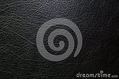 black leather texture and background Stock Photo