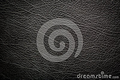 black leather texture and background Stock Photo