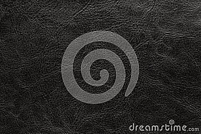 Black leather texture Stock Photo