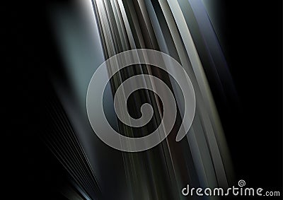 Black Line Artistic Background Vector Illustration Design Stock Photo