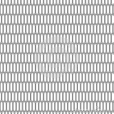 black line vertical lattice vector seamless background pattern Vector Illustration
