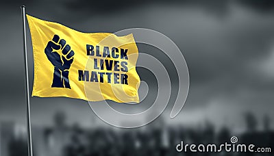 Black Lives Matter concept image Editorial Stock Photo
