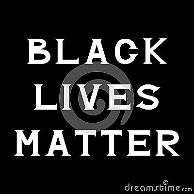 Black lives matter Vector Illustration