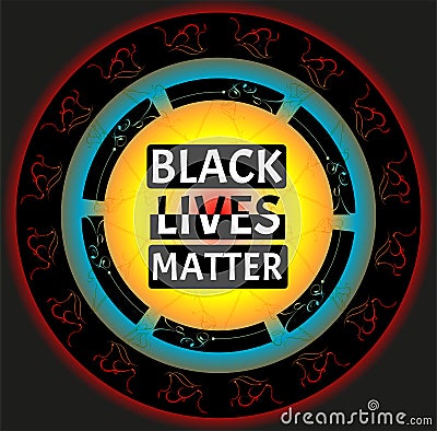 Black Lives Matter, I Can`t Breathe. Protest Banner about Human Right of Black People in US. Black Lives Matter. America Editorial Stock Photo