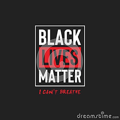 Black lives matter modern logo, banner, design concept, sign. Vector Illustration