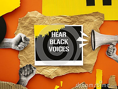 black lives matter movement. High quality photo Stock Photo