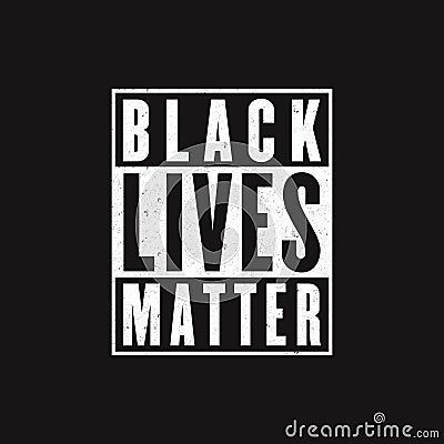 Black Lives Matter print ready vector Vector Illustration