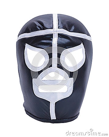 Black Lucha Mask Stock Photo