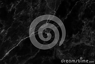 Black marble patterned texture background. Stock Photo