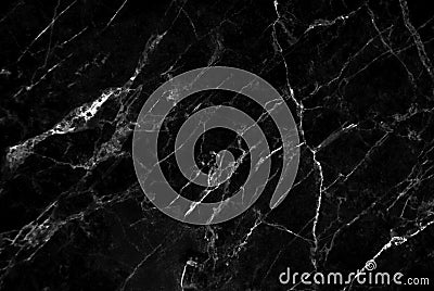 Black marble texture background, Detailed genuine marble from nature. Stock Photo