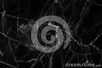 Black marble texture, detailed structure of marble in natural patterned for background and design. Stock Photo