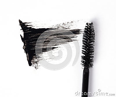 Black mascara Stock Photo