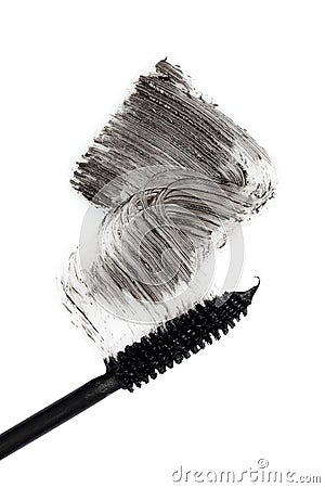 Black mascara Stock Photo