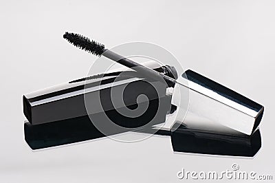 Black mascara Stock Photo