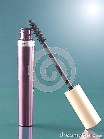 Black mascara Stock Photo