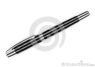 Black metal solid pen Stock Photo