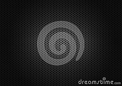 Black metal texture background Vector Illustration