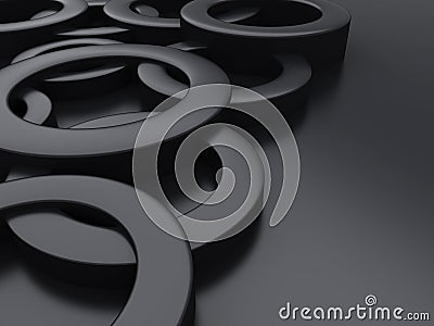 Black metallic background Stock Photo