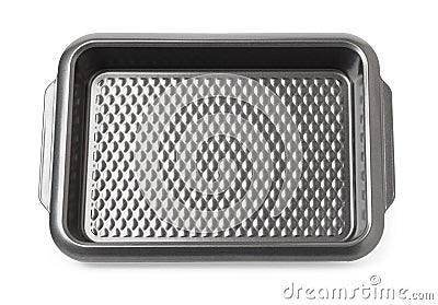 black nonstick coating roasting pan Stock Photo