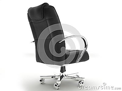 Black office chair Stock Photo