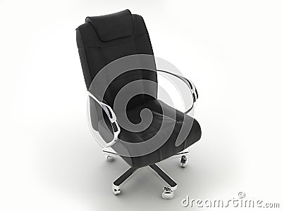 Black office chair Stock Photo